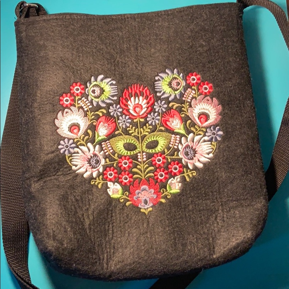 European embroidered purse